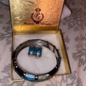 Premier Designs Bracelet & Earrings